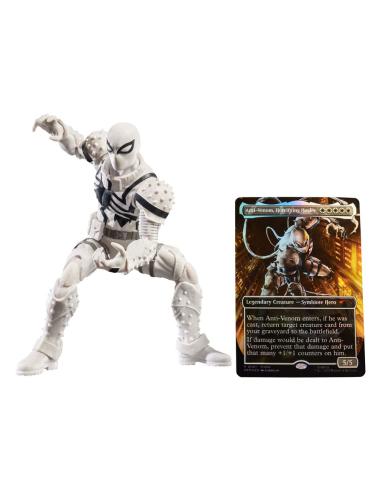 Hasbro Marvel Legends Magic: The Gathering Figura Agent Anti-Venom (con carta exclusiva metalizada) 15 cm