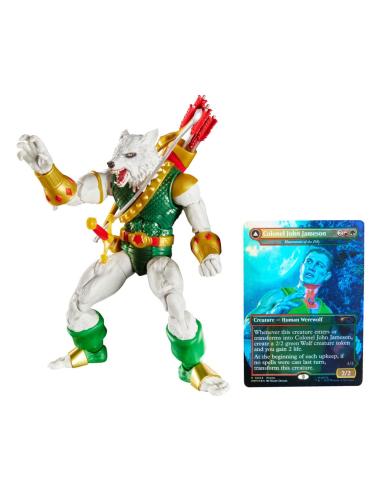 Hasbro Marvel Legends Magic: The Gathering Figura Man-Wolf (con carta exclusiva metalizada) 15 cm