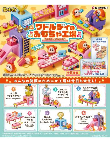 Re-Ment Kirby Minifiguras 6 cm Blind Box Waddle Dee's Toy Factory Expositor (6)