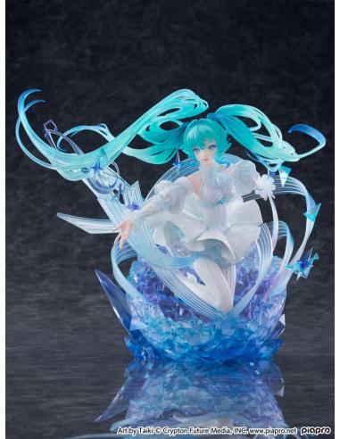 CyberZ Hatsune Miku Estatua PVC 1/7 Hatsune Miku - Crystal Dress Ver. 22 cm