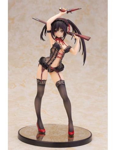 Alphamax Date A Live Estatua 1/7 Kurumi Tokisaki Lingerie Ver. Black 24 cm