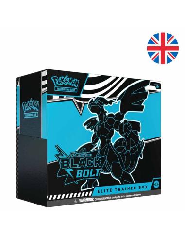 POKEMON JUEGO DE CARTAS Estuche Entrenador juego cartas coleccionables Fulgor Negro Pokemon ingles