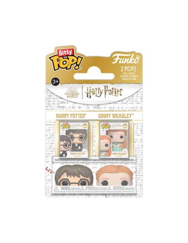 Funko Harry Potter Pack de 2 Figuras Bitty POP! Vinyl Harry & Ginny 2,5 cm