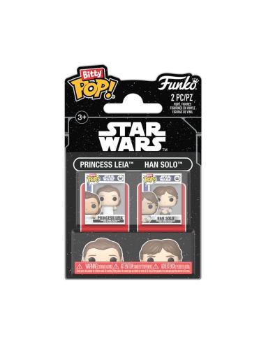 Funko Star Wars: Episodio V - El Imperio contraataca Pack de 2 Figuras Bitty POP! Vinyl L&H 2,5 cm