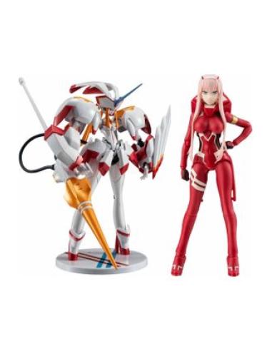 BANDAI SPIRITS CO. LTD STRELIZIA & ZERO TWO 5TH ANNIVERSARY SET FIGURA 16 CM DARLING IN THE FRANXX SH FIGUARTS X TH
