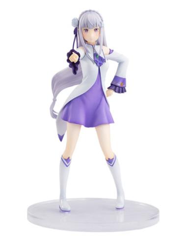 GOOD SMILE COMPANY EMILIA FIGURA 17 CM RE:ZERO STARTING LIFE IN ANOTHER WORLD KADOKAWA COLLECTION LIGHT