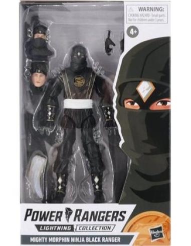 HASBRO NINJA BLACK RANGER FIGURA 15 CM POWER RANGERS LIGHTNING COLLECTION F46775X0