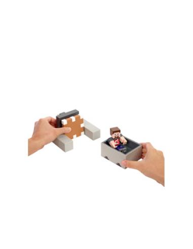 MATTEL, S.A. VAGONETA EXPLOSIVA FIGURA MINECRAFT
