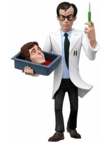 NATIONAL ENTERTAINMENT COLLECTIBLES ASSOC. HERBERT WEST TOONY TERRORS VER. SCALE ACTION FIG. 15 CM RE-ANIMATOR