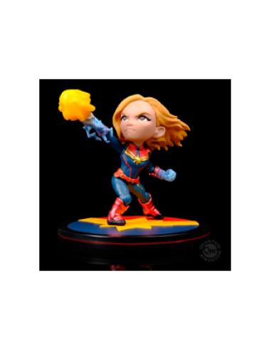 QUANTUM MECHANIX, INC CAPITANA MARVEL FIGURA 10 CM MARVEL Q-FIG DIORAMA