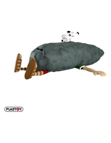 Plastoy Astérix el Galo: Hucha Idefix and the crushed roman