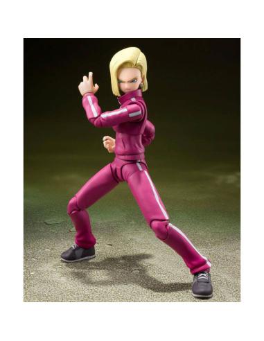 TAMASHII NATIONS Figura Androide 18 Saga de la Batalla entre Universos Dragon Ball Super 14cm
