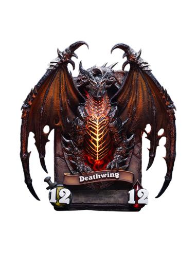 HEX Collectibles Hearthstone Estatua 3D Art Frame Deathwing 34 cm