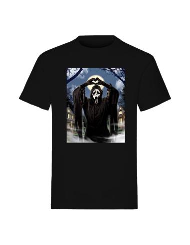 Indiego Scream Camiseta Ghost Face Hearts talla XL