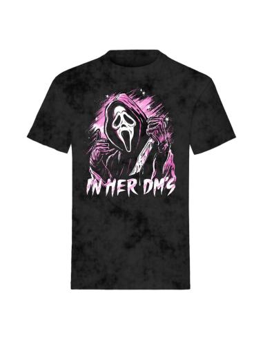 Indiego Scream Camiseta Ghost Face In her DM's talla L