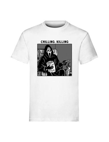 Indiego Scream Camiseta Ghost Face Chilling, Killing talla XL