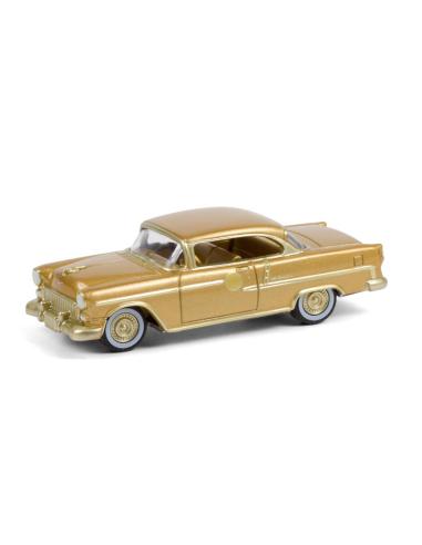 Modelo Chevrolet Bel Air dorado de 1955