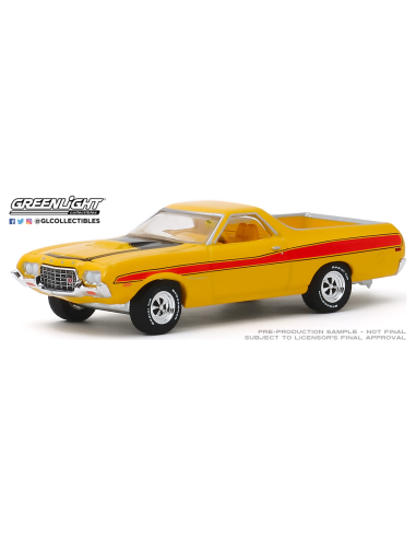 Coche de metal en miniatura Ford Ranchero GT 1972 (Las Vegas 2018) Mecum Auctions Greenlight 1/64