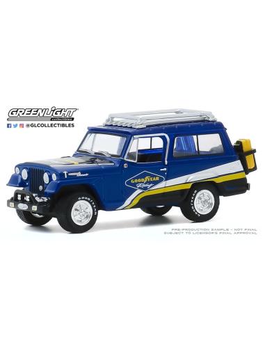 Coche de metal en miniatura Jeep Jeepster Commando Off-Road Goodyear (1967) Greenlight 1/64