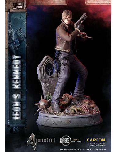 Darkside Collectibles Studio Resident Evil Estatua Premium Leon Kennedy 50 cm