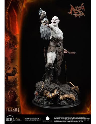 Darkside Collectibles Studio El Hobbit Un Viaje Estatua 1/4 QS Series Azog The Defiler John Howe Signature Edition Edition 68 cm