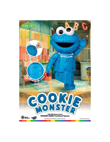 Beast Kingdom Toys Sesame Street Syaking Bang Series hucha de PVC Cookie Monster 47 cm