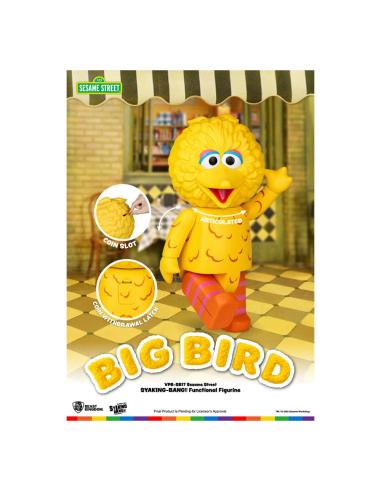 Beast Kingdom Toys Sesame Street Syaking Bang Series hucha de PVC Big Bird 49 cm