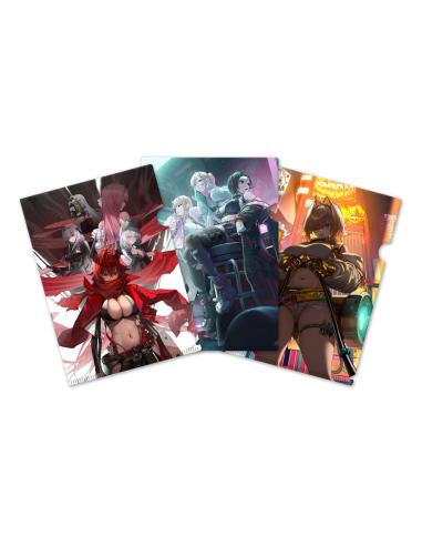 Sakami Merchandise Goddess of Victory: Nikke Set de 3 Fundas transparentes