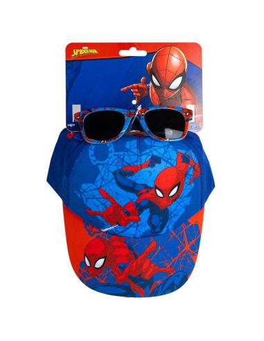 CERDÁ Set gorra + gafas sol Spiderman Marvel