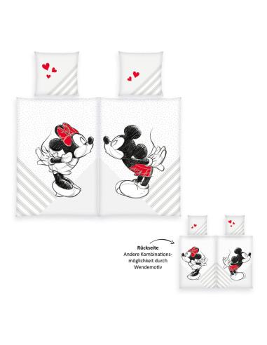 Herding Disney pack de 2 Ropas de cama Mickey & Minnie Mouse 135 x 200 cm