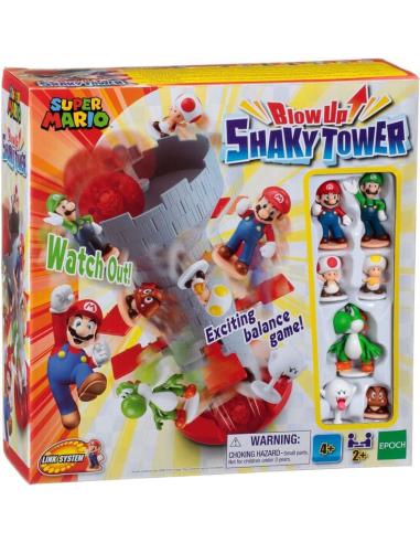 Epoch Toys Super Mario juego Blow Up! Shaky Tower