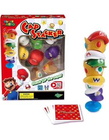 Epoch Toys Super Mario juego Cap Stacker