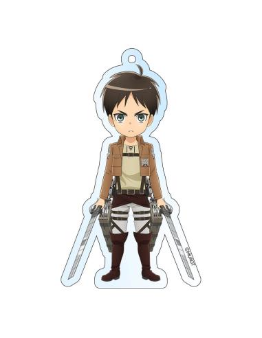 Sakami Merchandise Attack on Titan Llavero Eren Holographic 8 cm