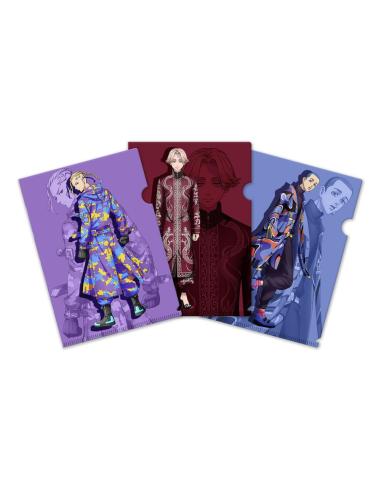Sakami Merchandise Tokyo Revengers Set de 3 Fundas transparentes