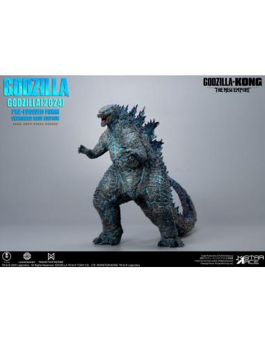 Star Ace Toys Godzilla vs. Kong: The New Empire Estatua Soft Vinyl Godzilla (2024) Evolved Blue Edition 28 cm