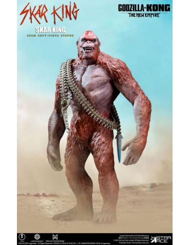 Star Ace Toys Godzilla vs. Kong: The New Empire Estatua Soft Vinyl Skar King Unleash the Titan 30 cm
