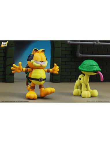 GARFIELD X TMNT GARFELLO + SIDEKICK 2PK