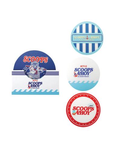 Cinereplicas Stranger Things pack 4 sous-verres