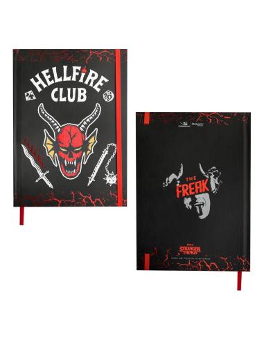 Cinereplicas Stranger Things Cuaderno del Club del Fuego Infernal