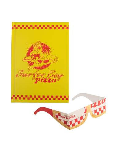 Cinereplicas Stranger Things Cuaderno de tapa dura Surfer Boy Pizza