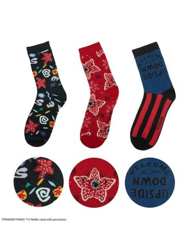 Cinereplicas Stranger Things: Stranger Things Set of 3 Socks