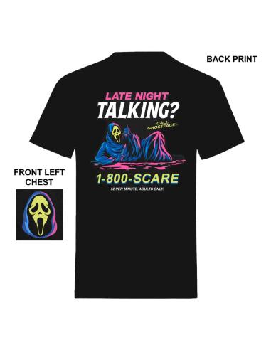 Indiego Scream Camiseta Ghost Face Late Night Talking talla S