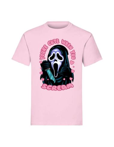 Indiego Scream Camiseta Ghost Face You're Cute when you Scream