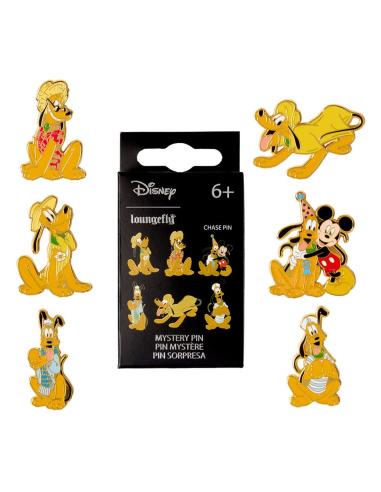 Loungefly Disney by Loungefly Chapas esmaltadas Blind Box Pluto 95th Anniversary Surtido (12)