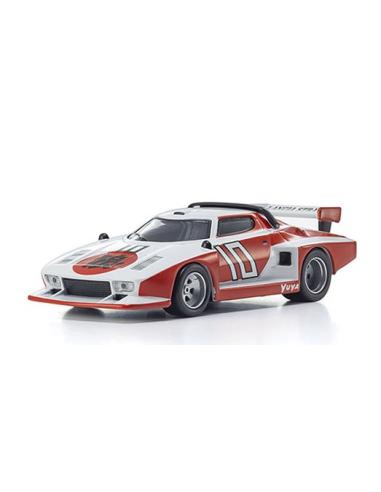Coche de metal en miniatura Circuit Wolf Lancia Stratos Gr.5 Kyosho KS07009B3 escala 1/64