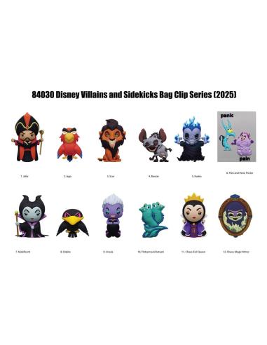 Monogram Int. Disney 3D Colgantes Peluche Expositor Villains Serie 4 (24)