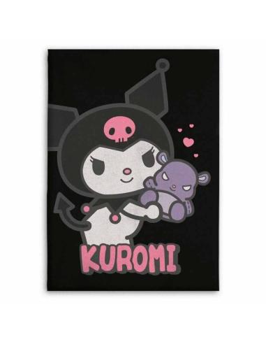 SANRIO Manta franela Kuromi Hello Kitty 110x150cm
