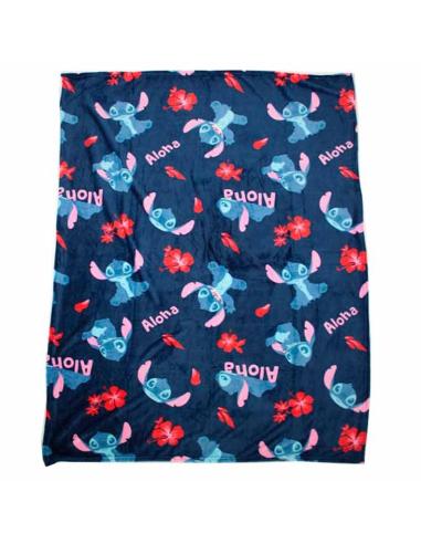 DISNEY Manta coralina Stitch Disney 110x140cm