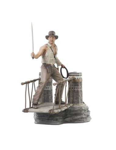 Diamond Select Indiana Jones y el templo maldito Deluxe Gallery Estatua PVC Rope Bridge 28 cm