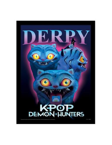 Pyramid International Las guerreras K-pop Póster Enmarcado Collector Print Derpy